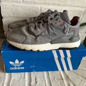 adidas nite jogger Grey size 10 boost